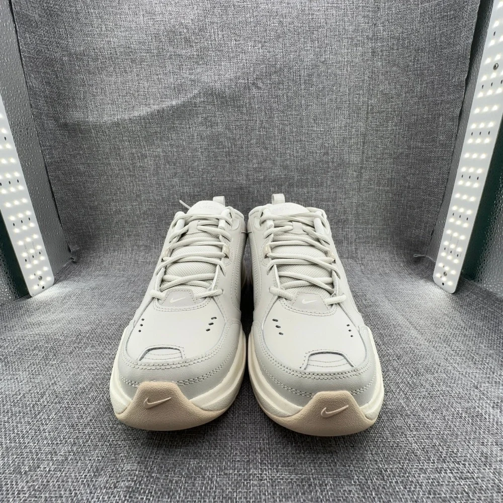Nike Air Monarch IV Dad Sneakers Mens 9.5 Light Bone Sanddrift 415445-004 NEW